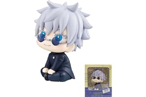 Invasye Gojo Satoru Figure Statue, Q Version Action Figur, Gojo Satoru Look Up Figur, Figure Statue Anime, Desktop Spielzeug Decoration, Model Sammlerstück, für Auto Heim Decoration Geschenk