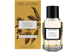 JEANNE EN PROVENCE - Parfum Homme Néroli Intense - Eau de toilette - Flacon Vaporisateur 100 ml - Fabriqué en France à Grasse