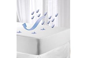 Babyline Matratzenschoner, besonders weich, hypoallergen, atmungsaktiv und wasserdicht, 80 x 130 cm