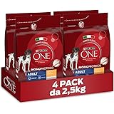 Purina One Monoproteico Adult Crocchette Cani con Pollo, 4 confezioni da 2,5kg