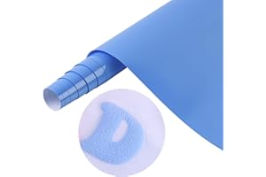 Tintnut Blue Puff Vinyl Heat Transfer - 10" x 6ft 3D Dark Blue Puff HTV Roll Heat Transfer Vinyl Foaming Colorful Puffy Ron on Vinyl for T-Shirts DIY