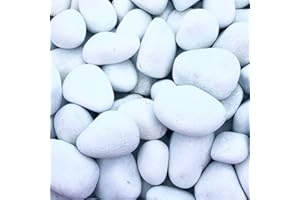 GOLDEN ZAHORI Piedras blancas decorativas jardin, Canto rodado 2-4 cm, Piedras decorativas, Piedras jardin exterior, Piedras para macetas, Hecha en España con mármol blanco macael, Blanco PREMIUM