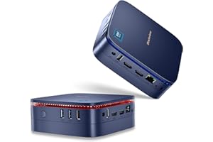 ‎BLACKVIEW Blackview Mini PC, Intel 12th Gen N95(up to 3.4GHz) Mini Computer Windows 11 Pro mit 16GB DDR4 RAM 512GB M.2 SSD, Mini Desktop PC, Mini Gaming PC 4K HD Dual HDMI, Gigabit Ethernet, 5G WiFi, Blau