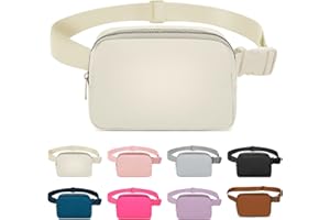 Invool Bum Bag for Women Men, Fanny Pack with Adjustable Straps Crossbody Fashion Waist Pack, Running Belt Bag for Travel Workout Cycling Hiking