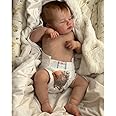 Lonian Sleeping 20 inch 50cm Full Body SiliconeVinyl Real Touch Baby Lifelike Reborn Dolls Realistic Newborn Baby Doll Boy Toy Xmas Gift (boy)