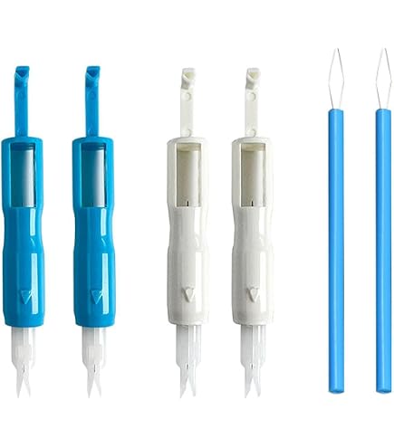 Enhebrador De Aguja 2 En 1 (3 Unidades) - Incluye Descosedor, Para Costura, Bordado Y Manualidades