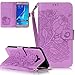 Produktbild Neu ISENPENK Samsung Galaxy J7(2016)/J710/J7(2016) Duos Hülle Leder [Lila],Blume Samsung Galaxy J7(2016)/J710/J7(2016) Duos Case Flip Case 3-in-1 Bookstyle Geldbörse Tasche,Muster Standfunktion Schutzhülle Tasche Credit Card Slots Wallet Case Leder