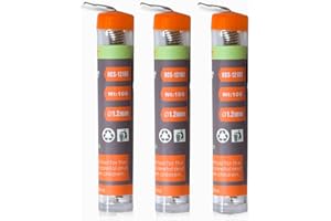 TOWOT 3 fili per saldatura senza piombo con nucleo di colofonia (1,2 mm/10 g)