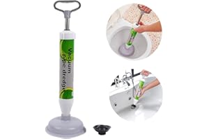 Skoye - Déboucheur à ventouse puissant, haute pression, pour la salle de bain, les toilettes, baignoires, douches