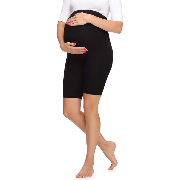 Merry Style Legging De Grossesse Court En Viscose Grandes Tailles - Confort Et Élégance MS10-462