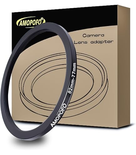 Filtro Lente Step-up 77mm 82mm Anelli Step-Up FANZR Per Obiettivi - Da 67mm A 77mm E 77mm A 82mm In Alluminio Anelli Step-up Fotografia - 3