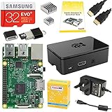 CanaKit Raspberry Pi 3 Complete Starter Kit - UK Edition (32 GB, Black)