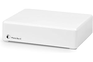 PRO-JECT AUDIO SYSTEMS Pro-Ject Phono Box E, Hi-Fi Moving Magnet Phono Stage (White)