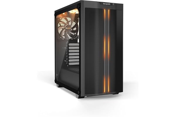be quiet! Boitier Moyen Tour ATX Be Quiet Pure Base 500DX RGB avec Panneau vitré (Noir), BGW37