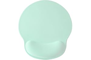 ‎AOKSUNOVA AOKSUNOVA Podkładka pod mysz ergonomiczna z poduszką żelową, podkładka pod mysz z żelową podkładką pod nadgarstek, miętowo-zielona