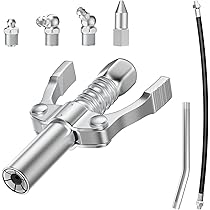 Set Accoppiatori Pistola Grasso CarBole - 10000PSI, Autobloccante, Con Ugelli, Per Manutenzione