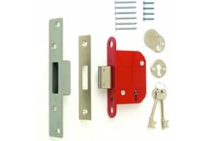 ERA 361-61 BS 3-inch 76mm 5-Lever Maximum Security Mortice Deadlock with Chrome Effect