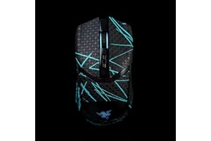 JIROAOTIC Maus-Griffband, kompatibel mit Razer Cobra / Cobra Pro, Gaming-Maus, Skate, Eidechsenhaut, rutschfest, saugen Schweiß, vorgeschnitten, Aufkleber-Set für Razer Cobra / Cobra Pro