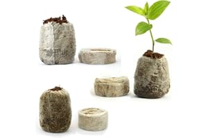 Elixir Gardens Jiffy Coir Seed Starter Pellets for Propagation & Germination | 50x60mm x50