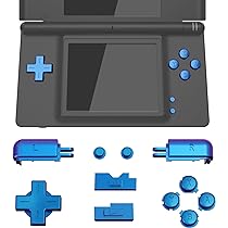 eXtremeRate Tasti Pulsanti Set Ricambio per Nintendo DS Lite,Tasti