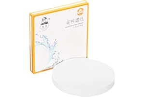 PATIKIL 100Stk 18cm Qualitatives Filterpapier Kreise Schnelle Geschwindigkeit Rund Labor Filter Papier Chemisch Industrieller Öl Prüftrichter Filter Papier