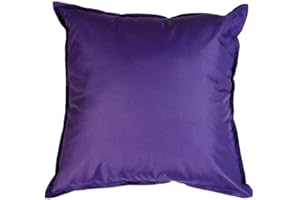 EHD Waterproof Garden Cushion Covers Furniture Outdoor Indoor Seats Cushion Covers Fully Waterproof (Purple, 45 x 45 cm)