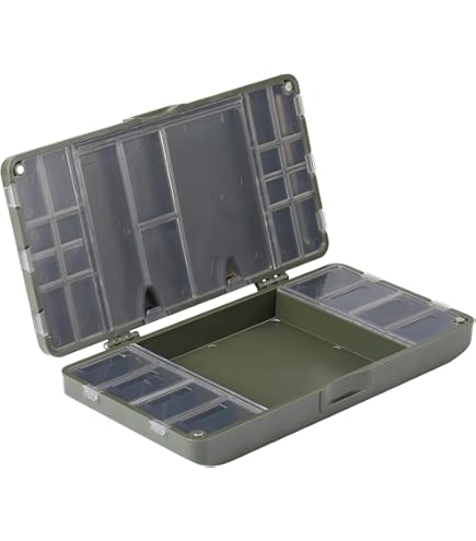 Aasbox voor vissen, 2/4 stuks, zwarte visbox, viskoffer