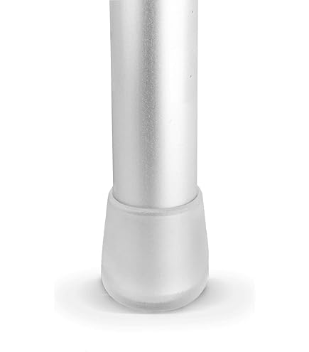 IPEA Zachte rubberen stoelpootjes, 16 stuks, ronde rubberen poten voor poten van hout, kunststof of ijzer, voor stoelen en tafels, krasbestendig en geluidsdempend, voor vloeren, diameter 25 mm, zwart
