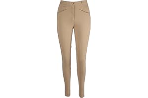 Discount Pet Accessories Jodpurs d'équitation doux et extensible pour homme Beige