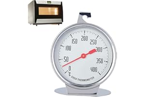 AGATIGE Thermomètre De Four 0-400 ℃, Thermomètre À Cadran En Acier Inoxydable À Lecture Instantanée Jauge De Température Du Four De Cuisine Cadran Debout Jauges Avec Grand Cadran Pour Cuisson Des Aliments