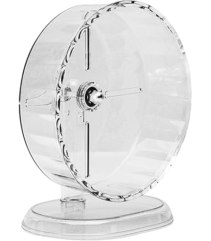 Ruota Per Criceti In Ferro 21×15×23 Cm – Silenziosa E Resistente, Per Allenamento E Divertimento Dei Piccoli Roditori