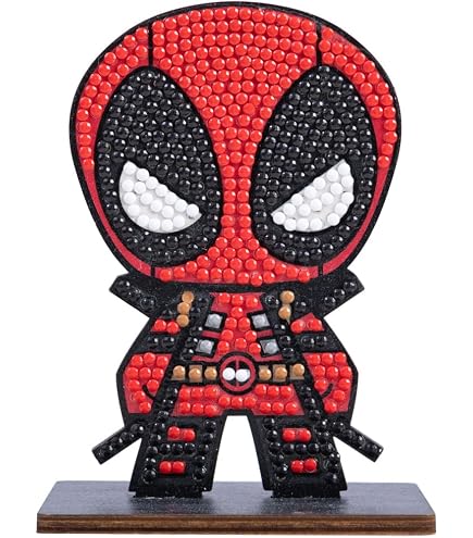 Kit Figurine à Diamanter CRYSTAL ART – Black Panther Marvel – Activité Manuelle Brilliante – Dès 6 Ans
