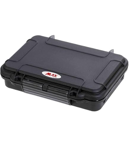 Coffret étanche Max MAX001 – Boîte De Rangement IP67 Pour Accessoires, Matériel Photo, Pêche, Marine, 157 X 82 X 41 Mm