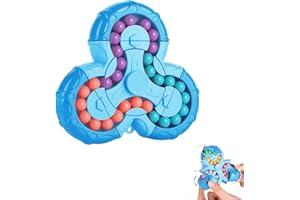 YUDANSI Rotierendes Fingerwürfel-Spielzeug, Zauberwürfel Handlich Spinner Fidget-Spielzeug Ball iq-Spiel, Geschenk für Kinder ab3 Jahren Weihnachten Geburtstag Neujahr