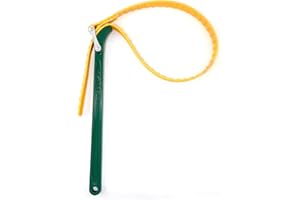 QWORK Klucz taśmowy 375 mm, klucz taśmowy do filtra oleju, 980 mm, Ø maks. 260 mm