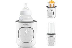 LIONELO Thermup 2.0 Calentador de biberones 5 en 1 Calentamiento de líquidos y sólidos, esterilización, descongelación SIN BP