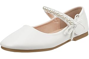TRIWORIAE-Mädchen Mary Jane Flats Schuhe Schulschuhe Festliche Schuhe Ballerina Schuhe