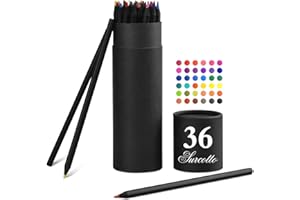 Surcotto 36 kolorowych kredek, kredki do kolorowania, idealne do kolorowania dla dorosłych, mandali, artykułów szkolnych