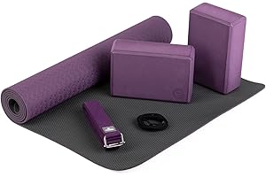 Bodhi - Kit Yoga Complet pour débutants Flow avec Tapis de Yoga, Brique et Sangle