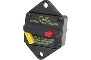 Blue Sea Systems Disjoncteurs à Montage en Surface et à Montage sur Panneau série 187 et série 285