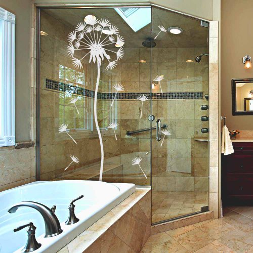 Pusteblume – 100 x 30cm – Glasdekor - 3