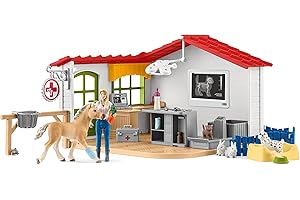Schleich - Cabinet vétérinaire avec animaux - 42502