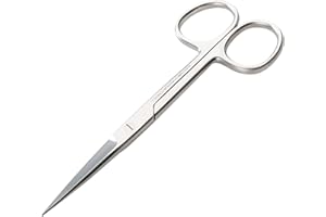 REMOS PROFESSIONAL BODY CARE REMOS Ciseaux de Ménage, universels, pointus, lame droite, 12 cm, acier inoxydable