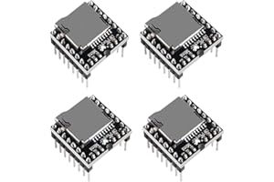 AOICRIE 4 x Dfplayer Mini MP3 Player Modul kompatibel mit R3 für Sprachmodul DIY DFPlayer Mini Sprach-Decode-Board unterstützt TF-Karte und U Disk IO/Serial Port/AD für Arduino DIY Kit