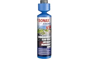 SONAX XTREME Lave-glace 1:100 (250 ml) concentré de nettoyage pour le système de lave-glace en été pour une visibilité sûre | Réf: 02711410-810