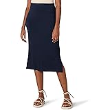 Amazon Essentials Gonna Media in Maglia con Elastico in Vita (Taglie Forti Disponibili) Donna