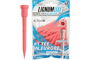 LIGNUM Wooden Golf T-Shirt, Ring System-Maglietta da 72 mm, Confezione da 12, Colore: Viola Unisex-Adulto