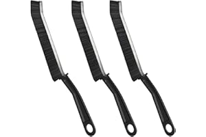 YUDANSI Gap Deep Cleaner Bathroom Toilet Brushes,3pcs Crevice Cleaning Brush Set,Long Handle Hard Bristles Scrubbing Brush,Home Kitchen Toilet Window Tile Groove Gap Thin Cleaning Brush Grout Brush