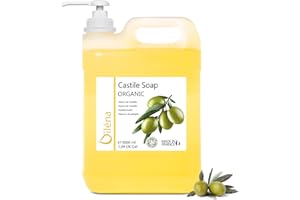 OÏLÉNA O﩮a Jabon de Catilla Ecologico a base de Aceite de Oliva, gel limpiador facial y cuerpo - 5000 ml