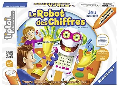Ravensburger - 00739 - Jeu Educatif Electronique Tiptoi - Robot Chiffres